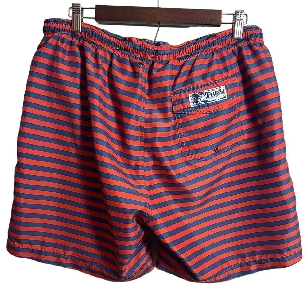 TRUNKS Surf & Swim‎ Co. Red Blue Stripe XL Excellent Condition